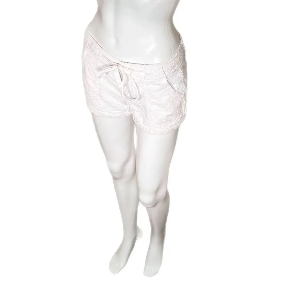 Textured Drawstring Shorts (1) - Picture 4 of 7